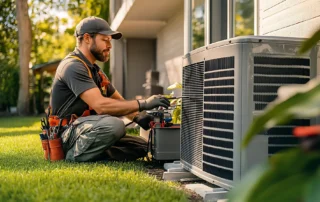 Residential HVAC installer providing heating and cooling system installation, maintenance, and repair services for home comfort and energy efficiency
